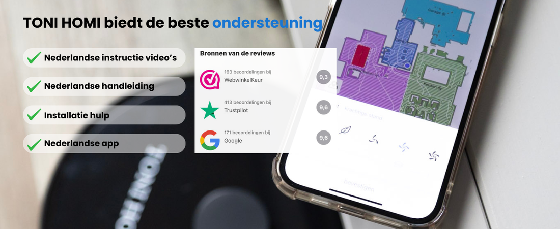 Black Friday 2025 bij TONI HOMI – De Slimste Deals voor Robotstofzuigers en Meer