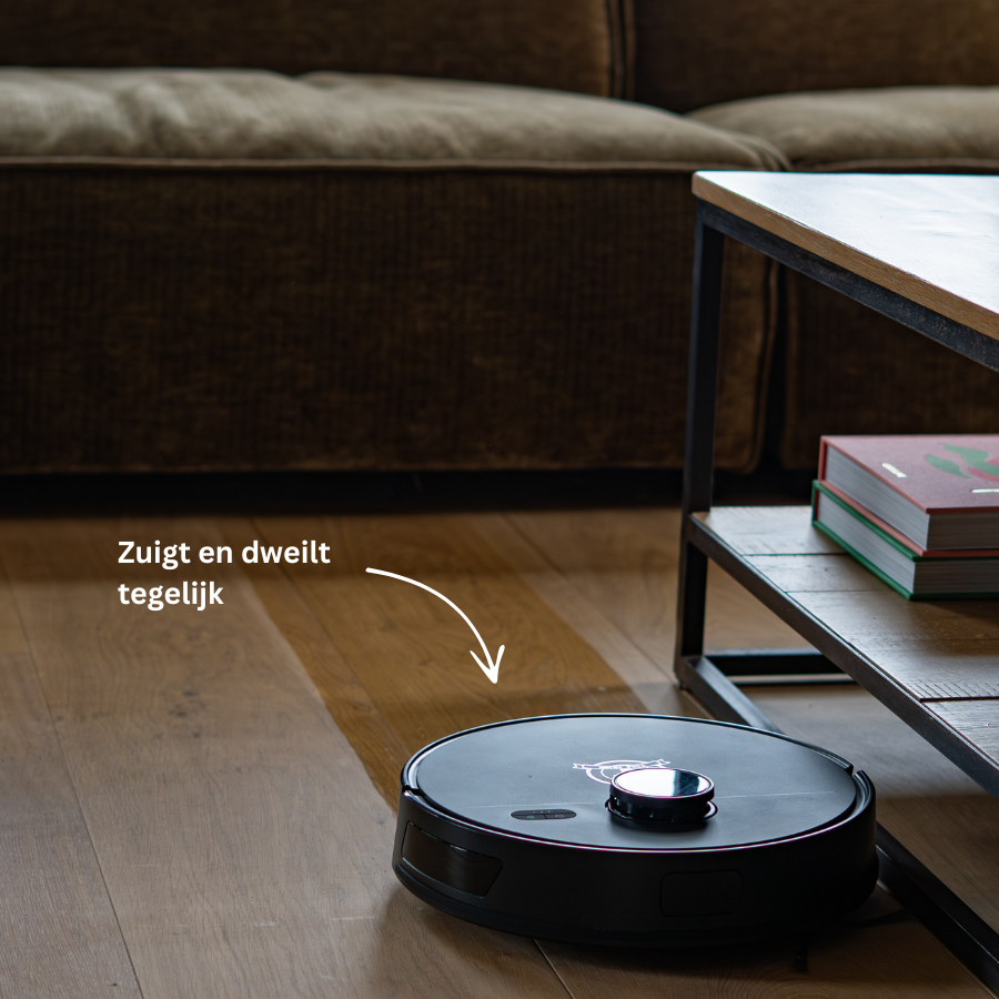 TONIHOMI® M30 - Robotstofzuiger met dweilfunctie