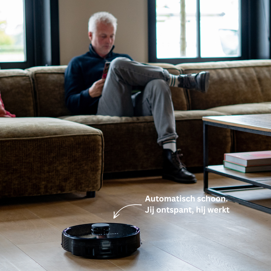 TONIHOMI® Q8 - Robotstofzuiger met dweilfunctie