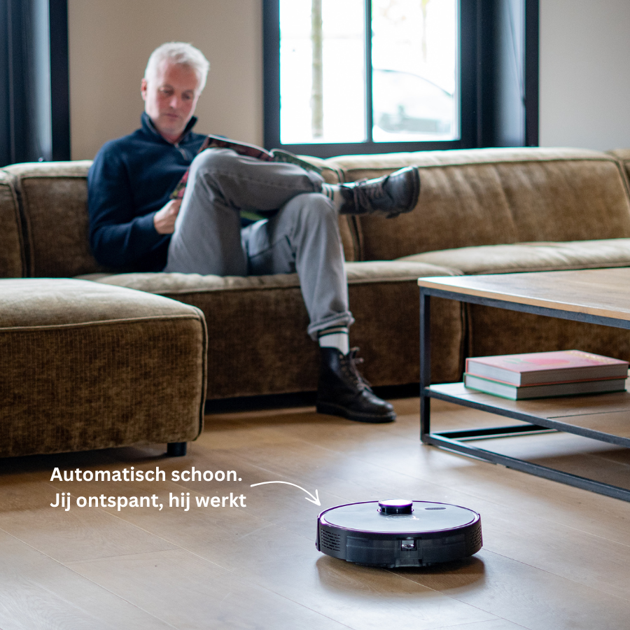 TONIHOMI® M30 - Robotstofzuiger met dweilfunctie