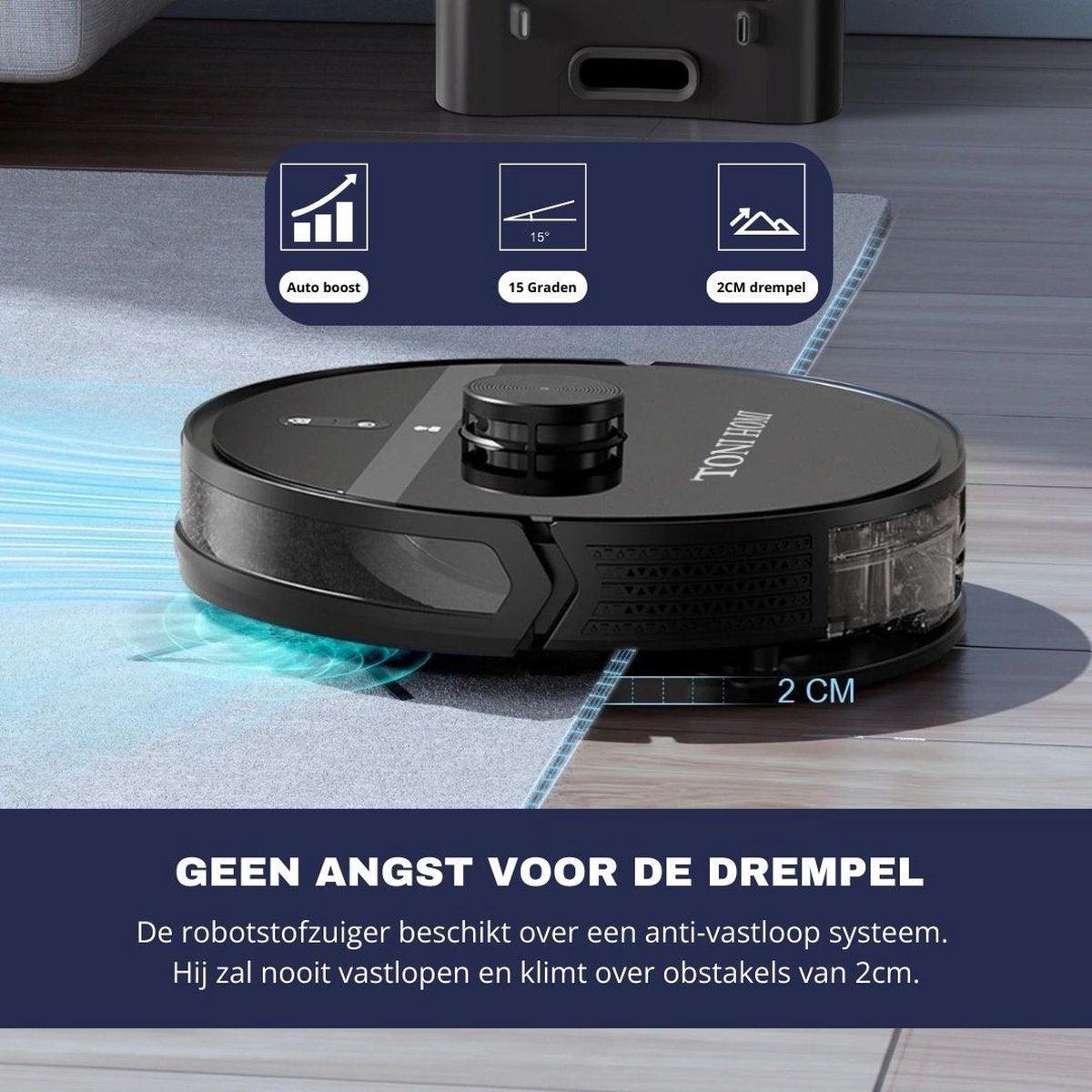 TONIHOMI® Q8 - Robotstofzuiger met dweilfunctie