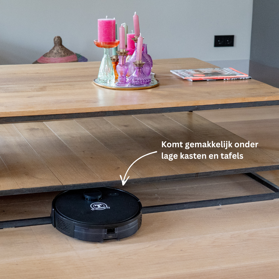 TONIHOMI® M30 - Robotstofzuiger met dweilfunctie