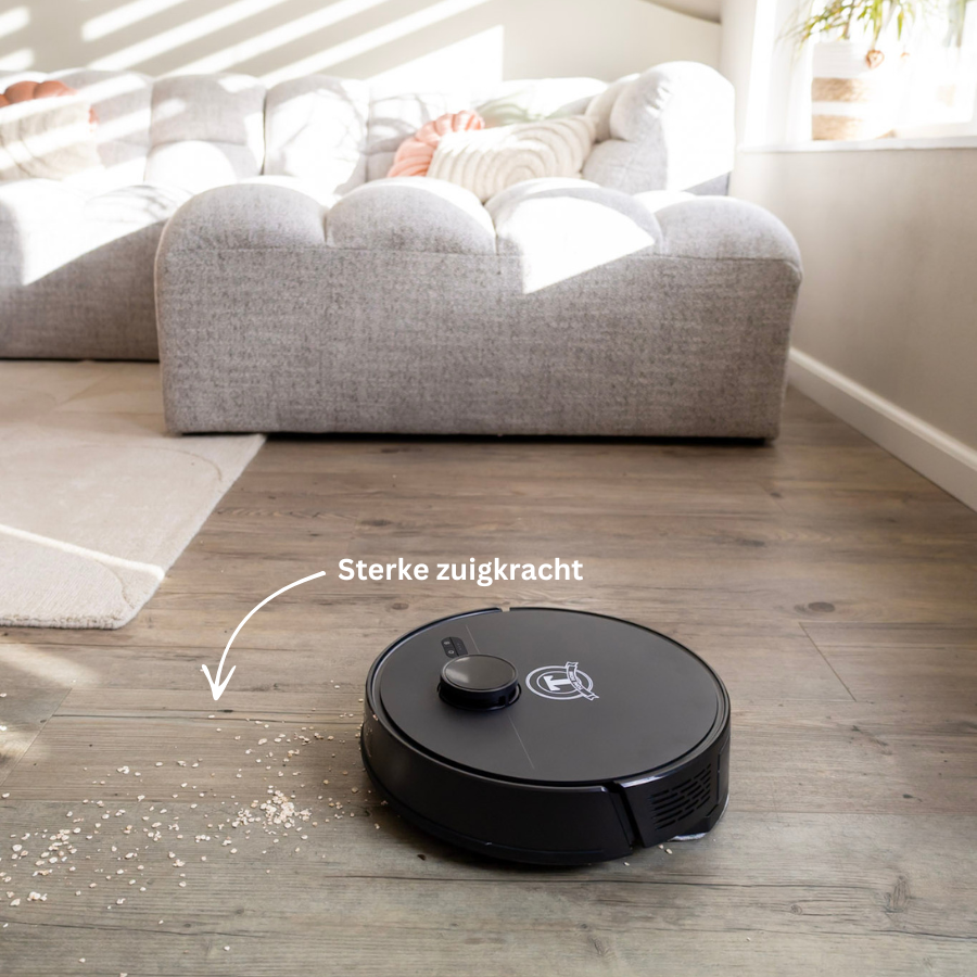 TONIHOMI® M30 - Robotstofzuiger met dweilfunctie