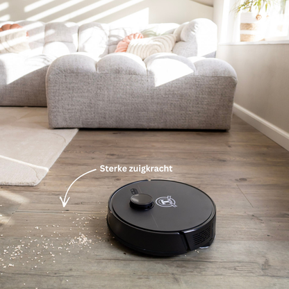 TONIHOMI® M30 - Robotstofzuiger met dweilfunctie