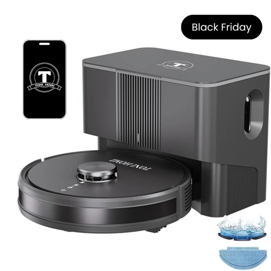 TONIHOMI® Q8 - Robotstofzuiger met dweilfunctie