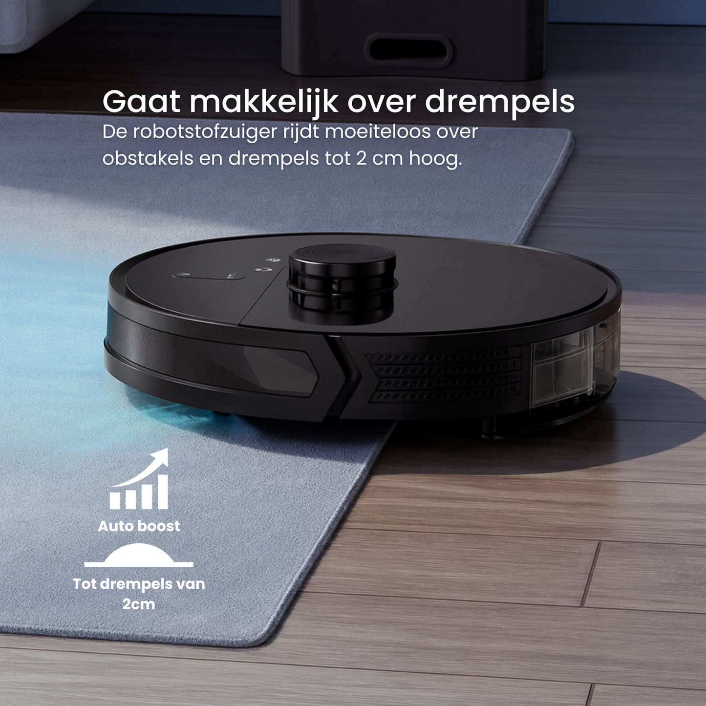 TONIHOMI® M30 - Robotstofzuiger met dweilfunctie