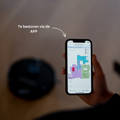 TONIHOMI® Q8 - Robotstofzuiger met dweilfunctie