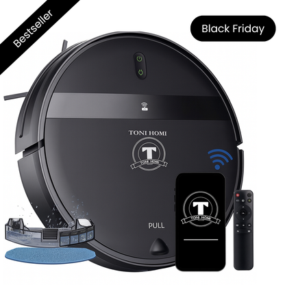 TONIHOMI® G20 – Robotstofzuiger met dweilfunctie (Black Friday Actie)
