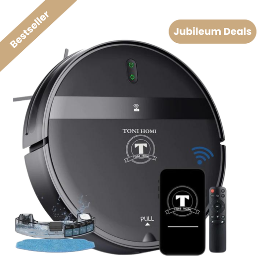 TONIHOMI® G20 – Robotstofzuiger met dweilfunctie (5 Jarig Bestaan)