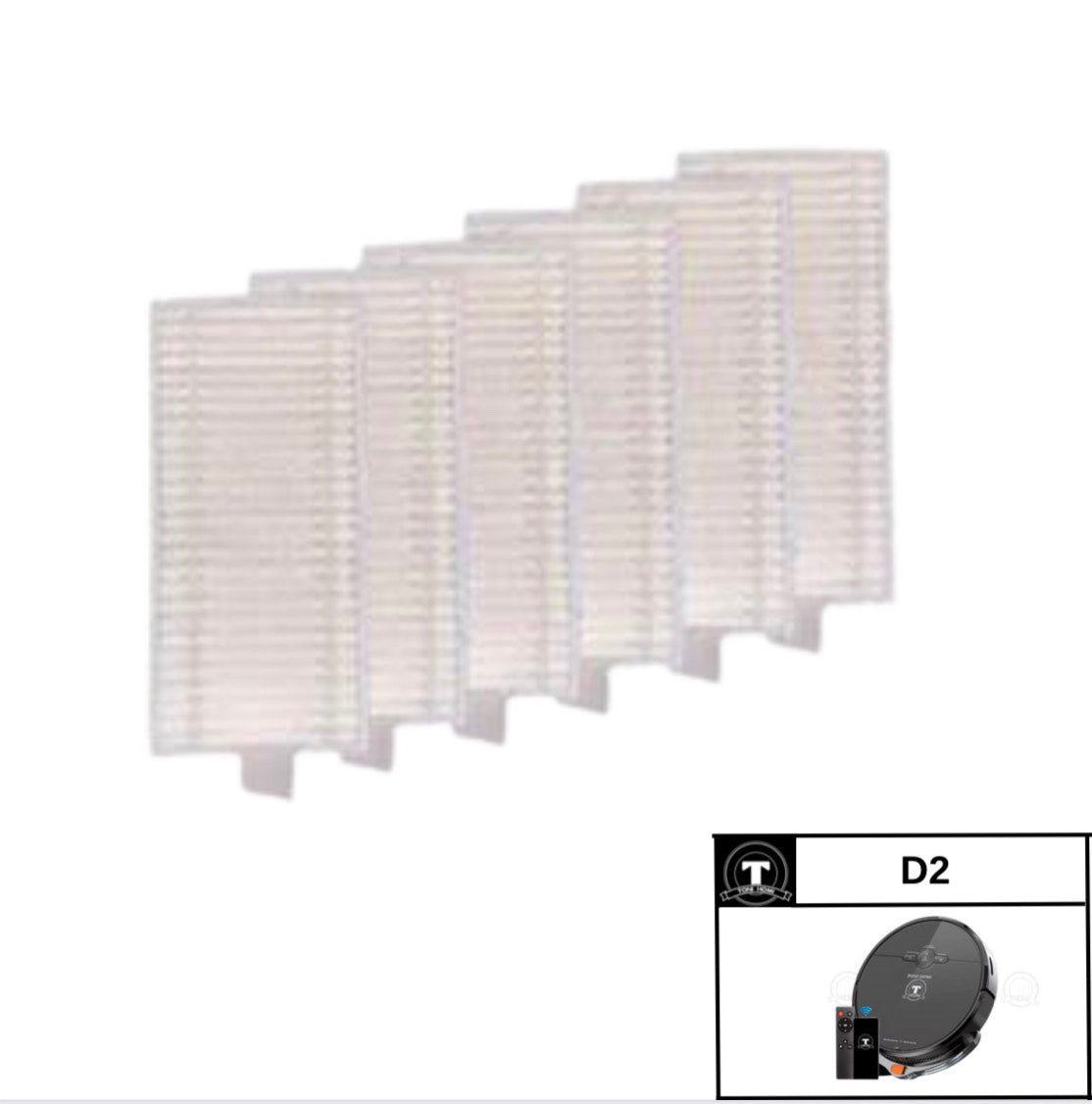 TONIHOMI® 4x losse filter voor model D2