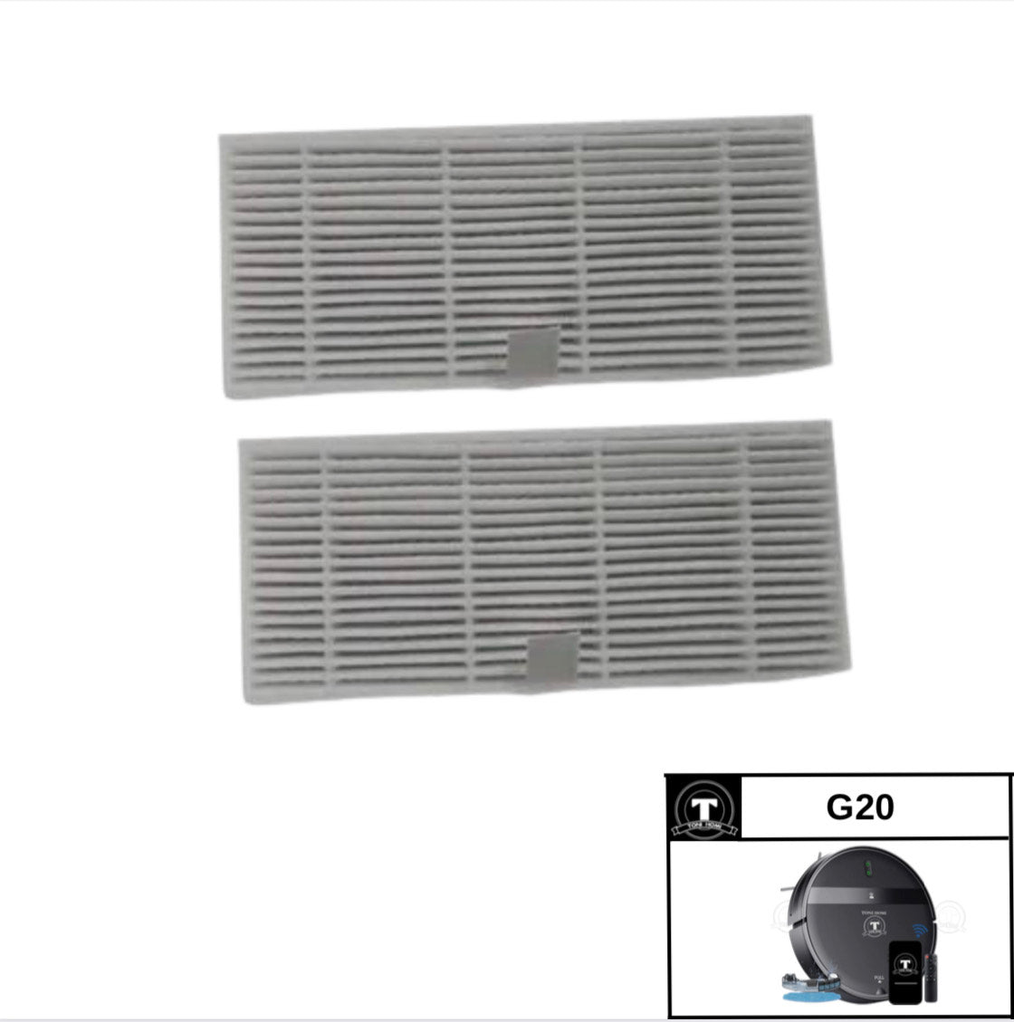 TONIHOMI® 2x HEPA filter voor model G20