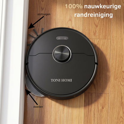TONIHOMI® X8 – Robotstofzuiger met dweilfunctie