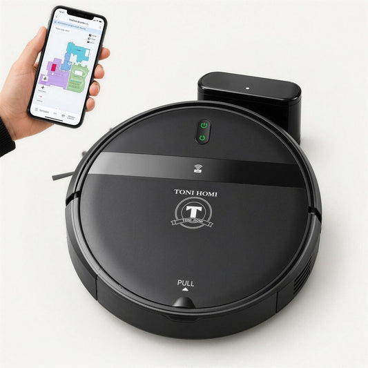 TONI HOMI G20 robotstofzuiger met laadstation en app