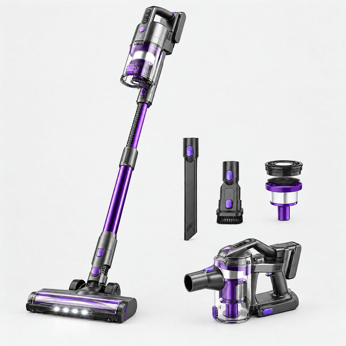 TONIHOMI K21B steelstofzuiger complete set met accessoires